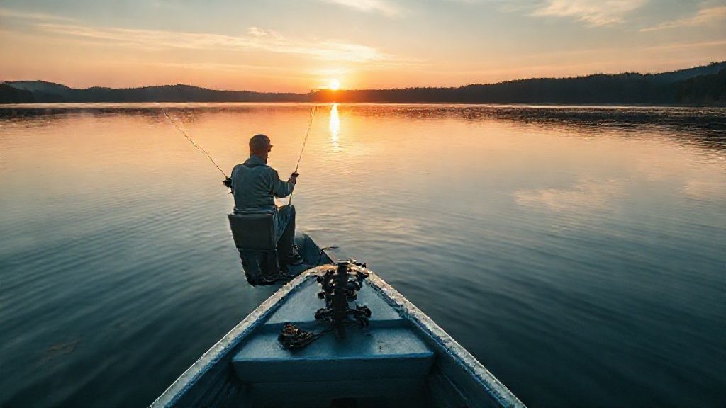 12v bow mount trolling motor 55 lb thrust installed on aluminum fishing boat
